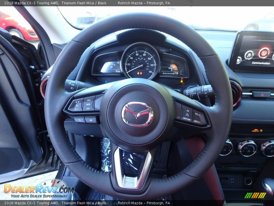 2018 Mazda CX-3 Touring AWD Titanium Flash Mica / Black Photo #11