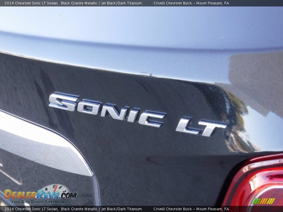 2014 Chevrolet Sonic LT Sedan Black Granite Metallic / Jet Black/Dark Titanium Photo #8