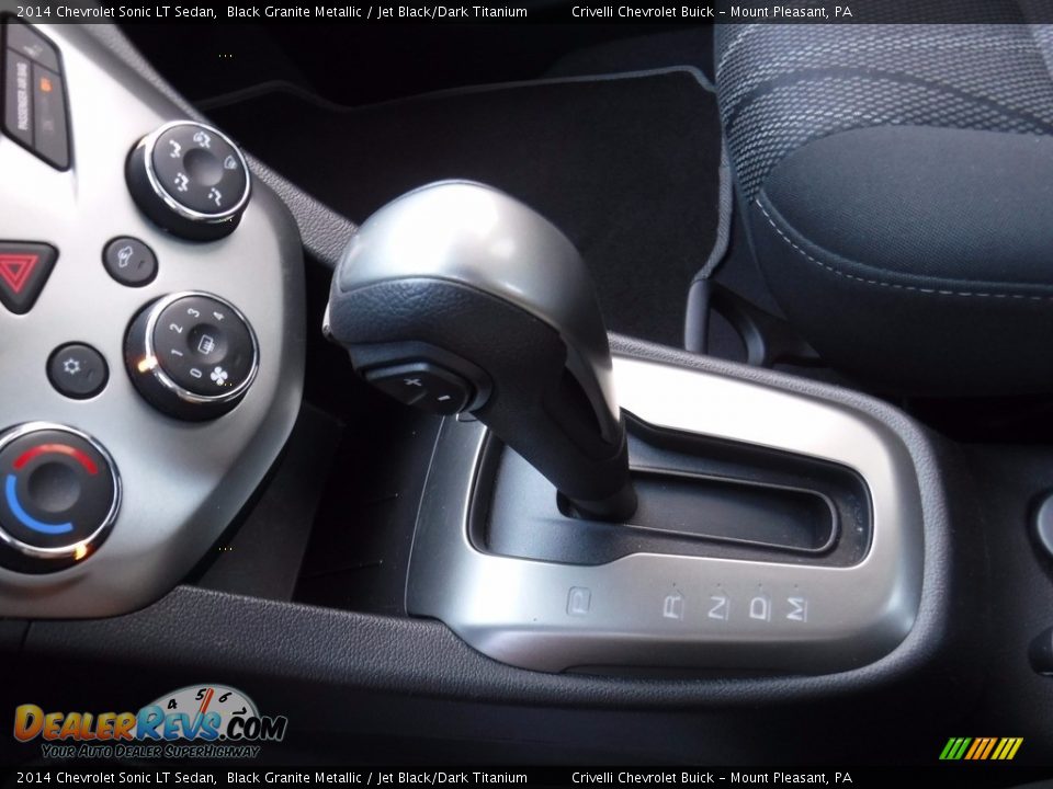 2014 Chevrolet Sonic LT Sedan Black Granite Metallic / Jet Black/Dark Titanium Photo #18