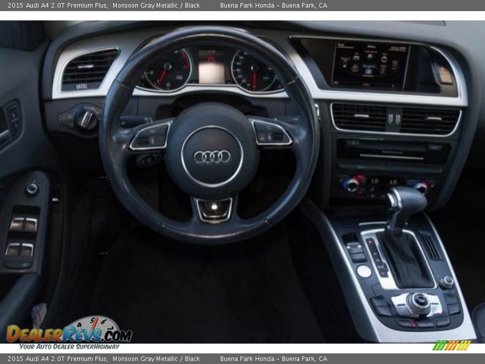 2015 Audi A4 2.0T Premium Plus Monsoon Gray Metallic / Black Photo #5