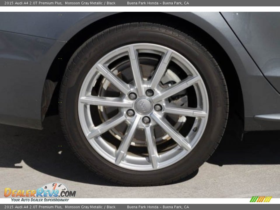 2015 Audi A4 2.0T Premium Plus Monsoon Gray Metallic / Black Photo #27