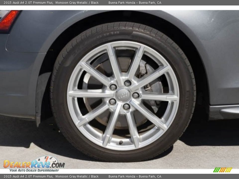 2015 Audi A4 2.0T Premium Plus Monsoon Gray Metallic / Black Photo #30