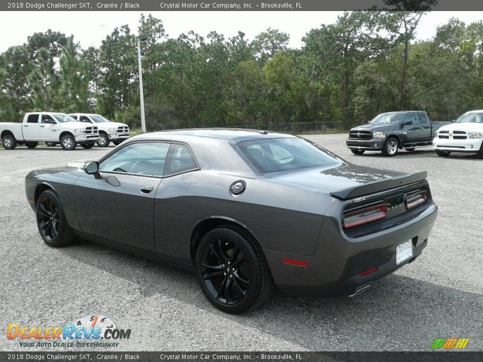 2018 Dodge Challenger SXT Granite / Black Photo #3
