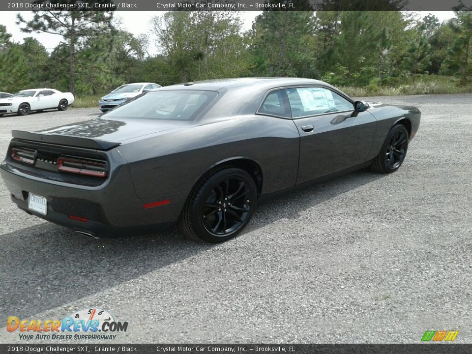 2018 Dodge Challenger SXT Granite / Black Photo #4