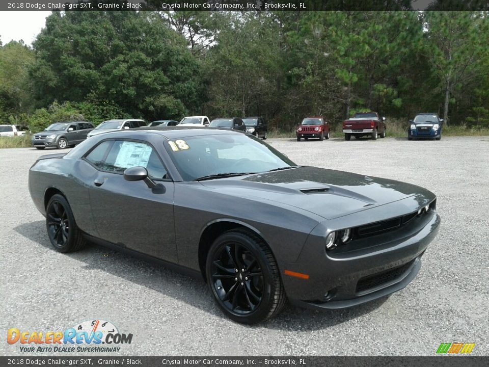 2018 Dodge Challenger SXT Granite / Black Photo #6