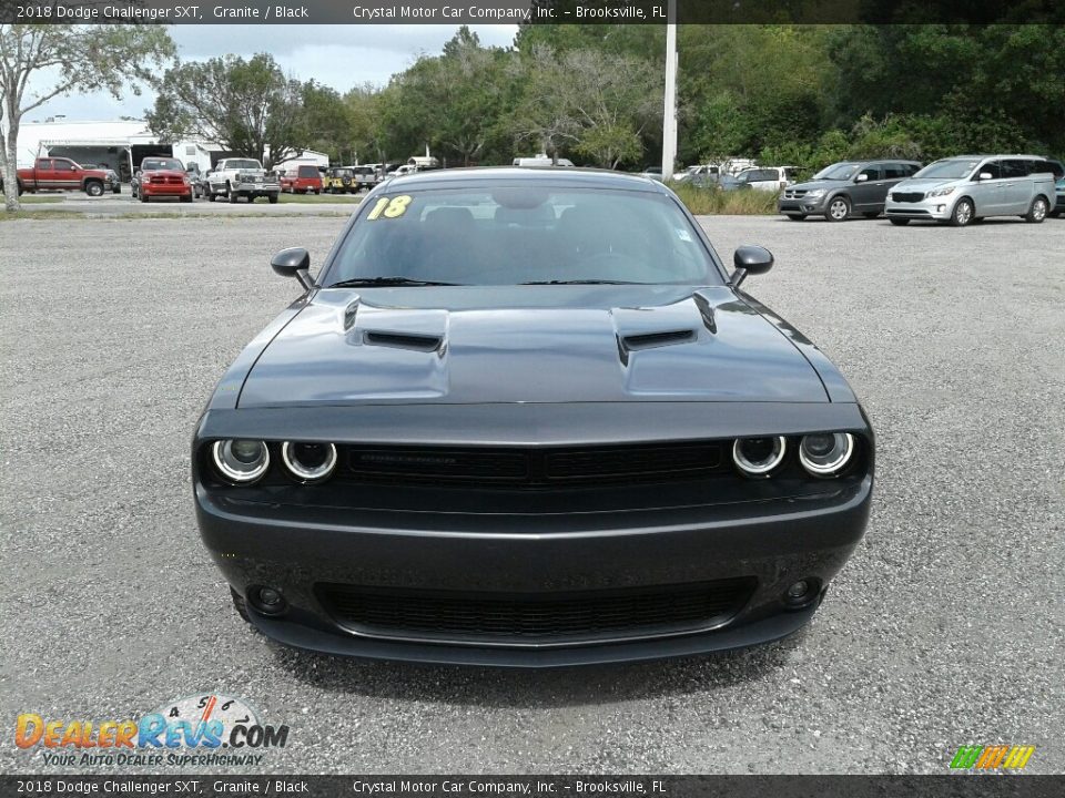 2018 Dodge Challenger SXT Granite / Black Photo #7