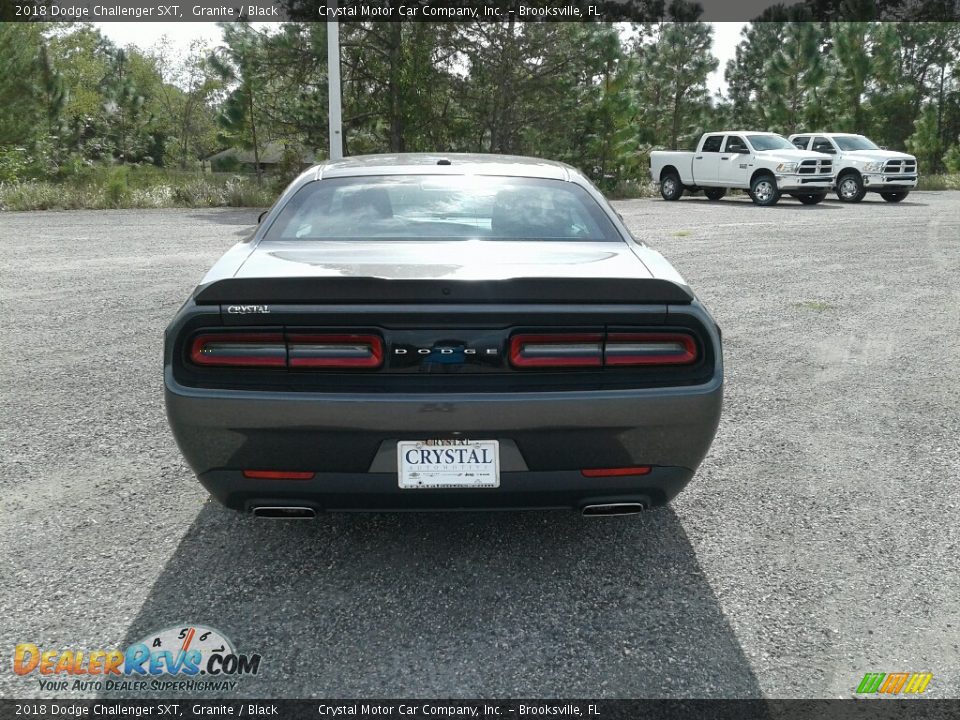 2018 Dodge Challenger SXT Granite / Black Photo #20