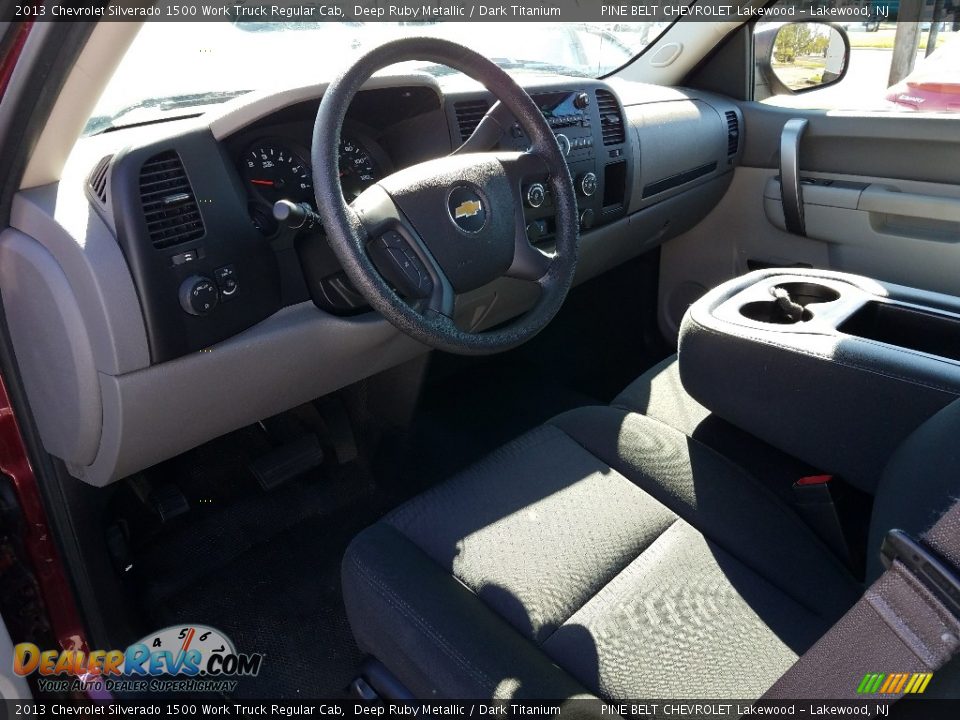 2013 Chevrolet Silverado 1500 Work Truck Regular Cab Deep Ruby Metallic / Dark Titanium Photo #3