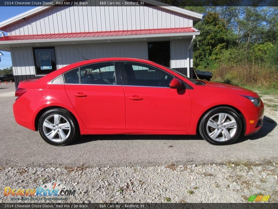 2014 Chevrolet Cruze Diesel Red Hot / Jet Black Photo #4