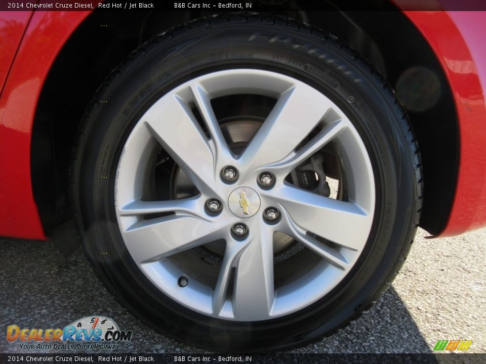 2014 Chevrolet Cruze Diesel Red Hot / Jet Black Photo #9
