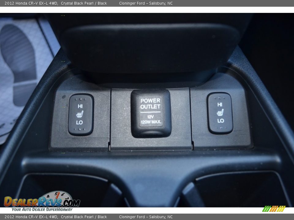 2012 Honda CR-V EX-L 4WD Crystal Black Pearl / Black Photo #21
