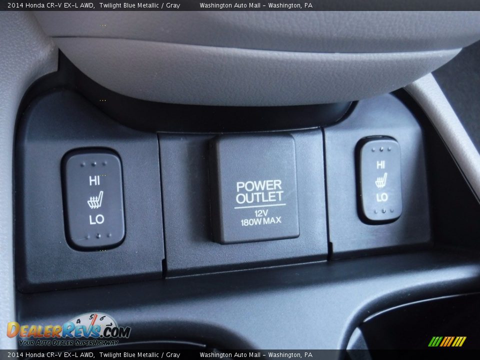 2014 Honda CR-V EX-L AWD Twilight Blue Metallic / Gray Photo #21