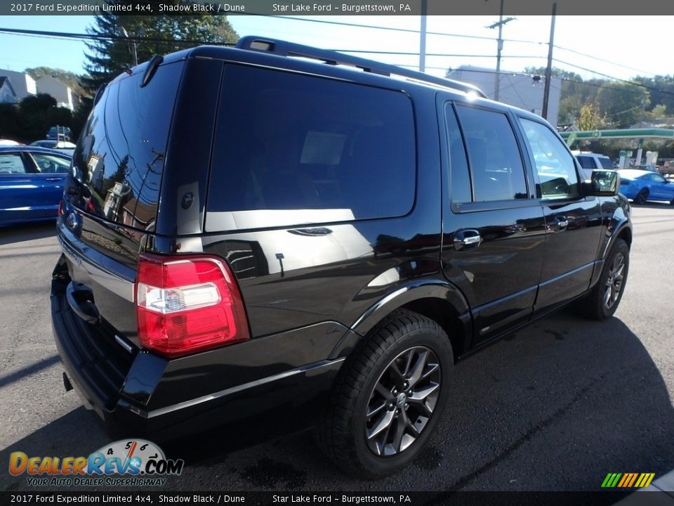2017 Ford Expedition Limited 4x4 Shadow Black / Dune Photo #5