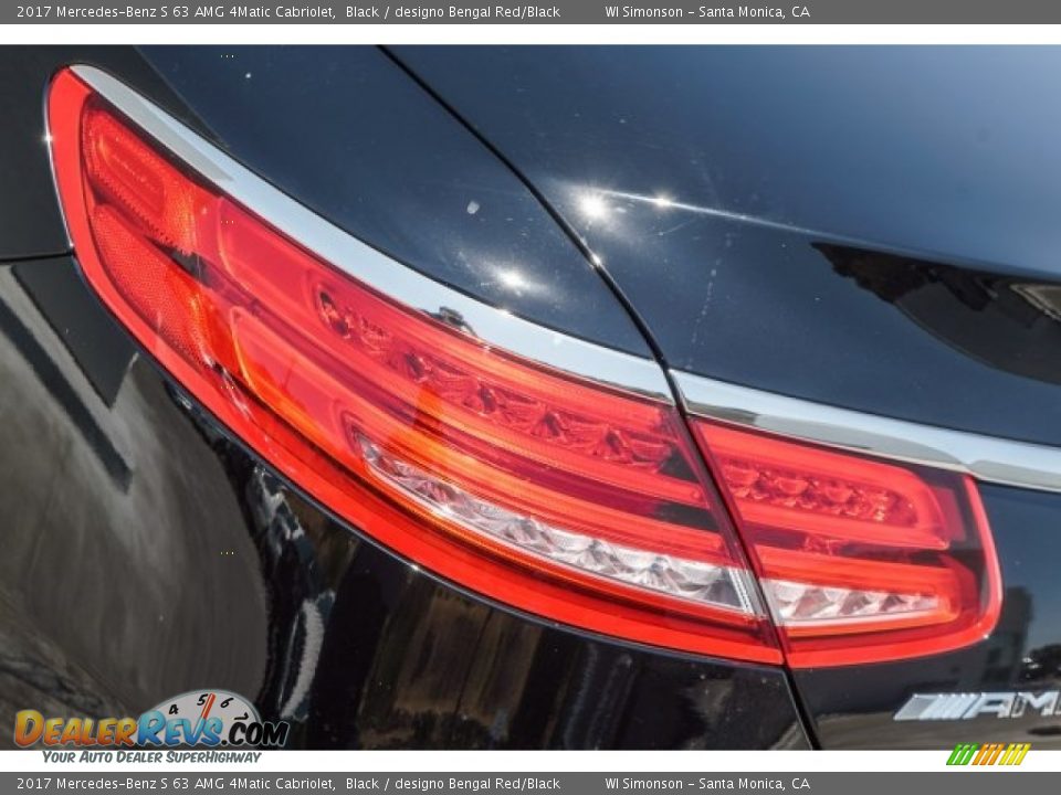 2017 Mercedes-Benz S 63 AMG 4Matic Cabriolet Black / designo Bengal Red/Black Photo #21