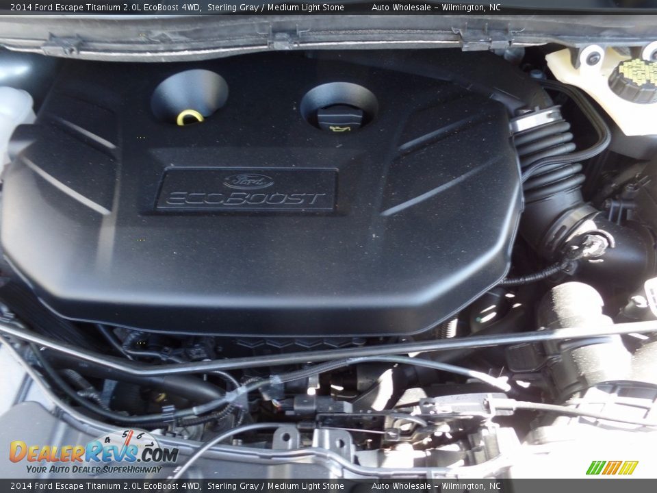 2014 Ford Escape Titanium 2.0L EcoBoost 4WD Sterling Gray / Medium Light Stone Photo #6