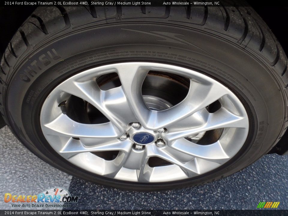 2014 Ford Escape Titanium 2.0L EcoBoost 4WD Sterling Gray / Medium Light Stone Photo #7