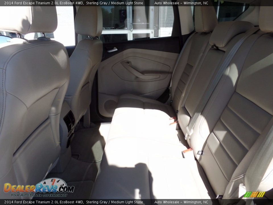 2014 Ford Escape Titanium 2.0L EcoBoost 4WD Sterling Gray / Medium Light Stone Photo #12