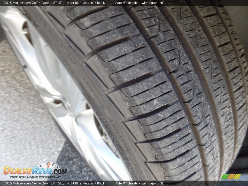 2015 Volkswagen Golf 4 Door 1.8T SEL Night Blue Metallic / Black Photo #8