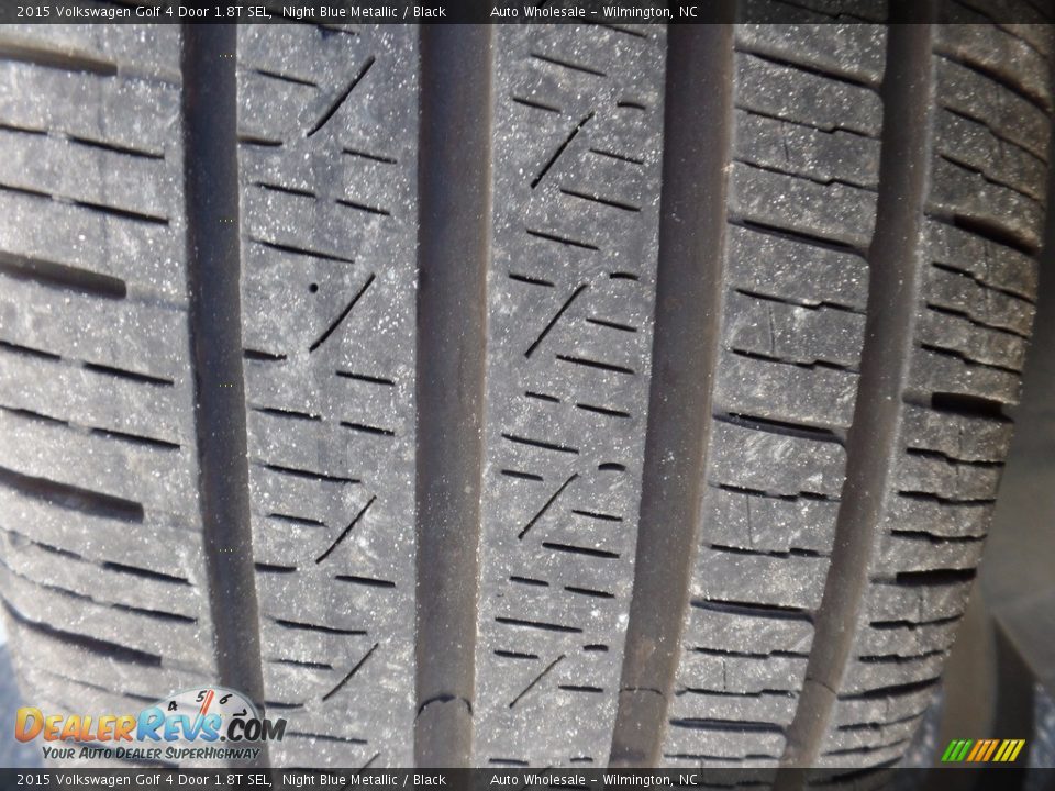 2015 Volkswagen Golf 4 Door 1.8T SEL Night Blue Metallic / Black Photo #9