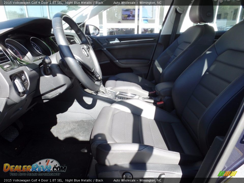 2015 Volkswagen Golf 4 Door 1.8T SEL Night Blue Metallic / Black Photo #10