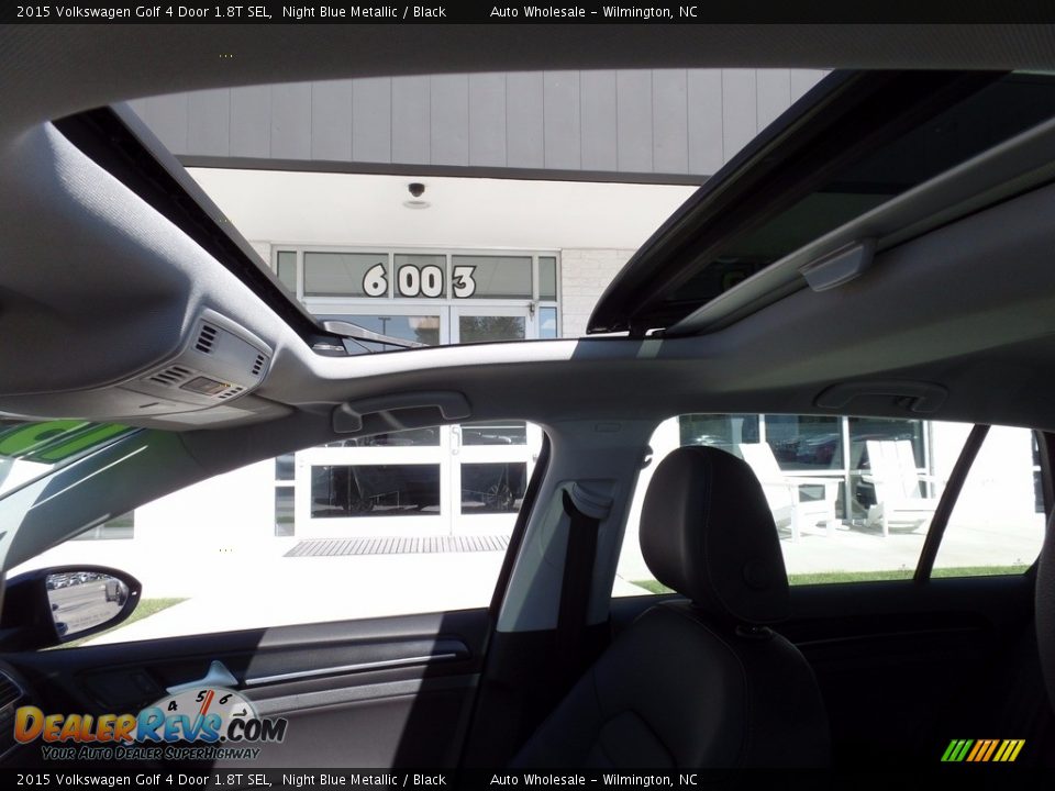 2015 Volkswagen Golf 4 Door 1.8T SEL Night Blue Metallic / Black Photo #11