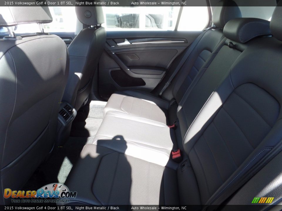 2015 Volkswagen Golf 4 Door 1.8T SEL Night Blue Metallic / Black Photo #12