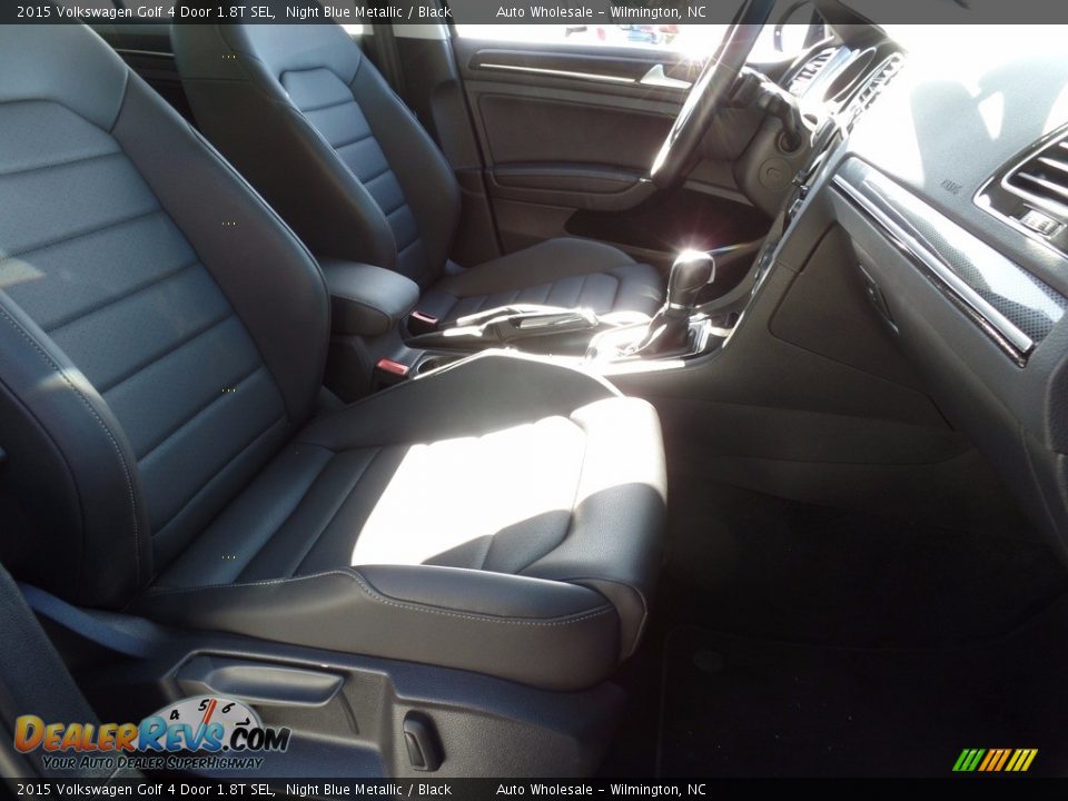 2015 Volkswagen Golf 4 Door 1.8T SEL Night Blue Metallic / Black Photo #13