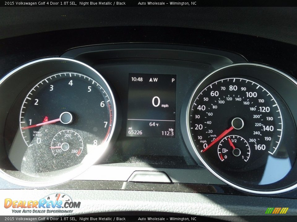 2015 Volkswagen Golf 4 Door 1.8T SEL Night Blue Metallic / Black Photo #16