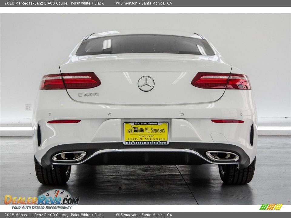 2018 Mercedes-Benz E 400 Coupe Polar White / Black Photo #4