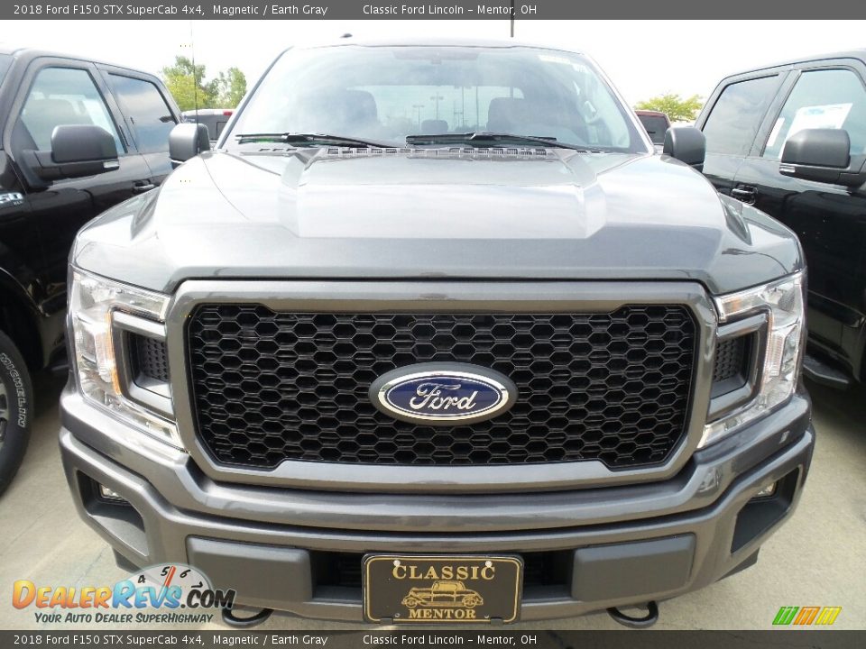 2018 Ford F150 STX SuperCab 4x4 Magnetic / Earth Gray Photo #2
