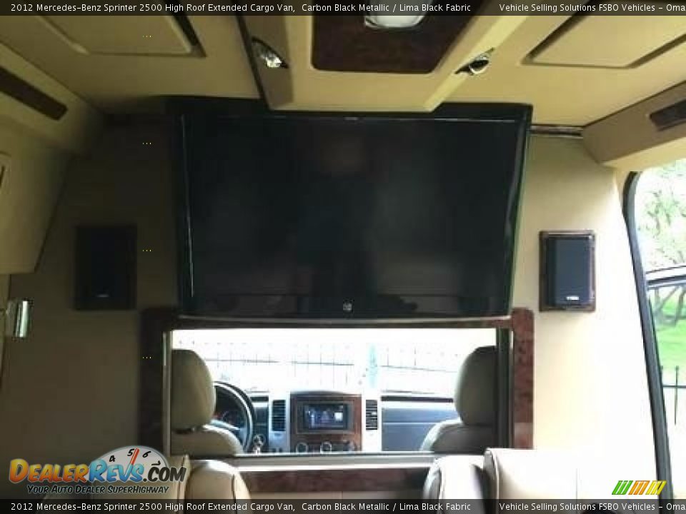 2012 Mercedes-Benz Sprinter 2500 High Roof Extended Cargo Van Carbon Black Metallic / Lima Black Fabric Photo #10