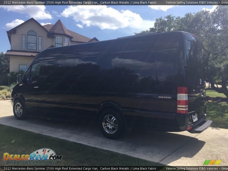 2012 Mercedes-Benz Sprinter 2500 High Roof Extended Cargo Van Carbon Black Metallic / Lima Black Fabric Photo #13