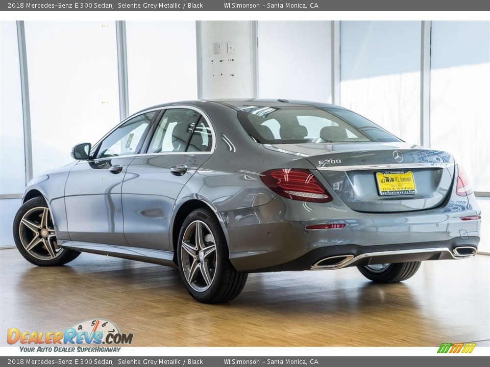 2018 Mercedes-Benz E 300 Sedan Selenite Grey Metallic / Black Photo #3