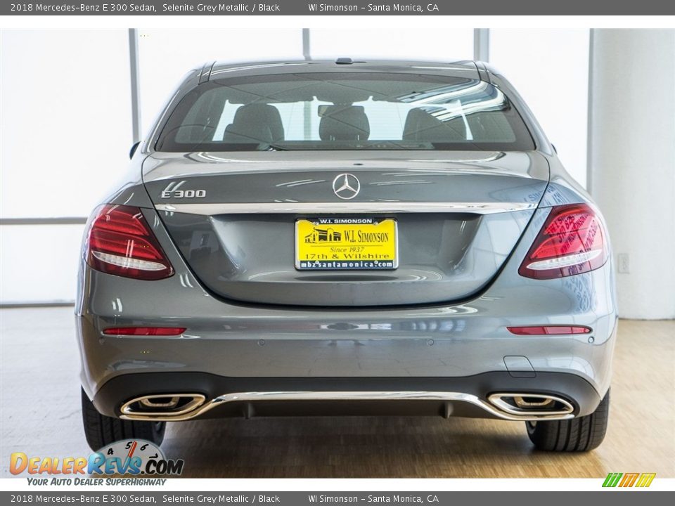 2018 Mercedes-Benz E 300 Sedan Selenite Grey Metallic / Black Photo #4