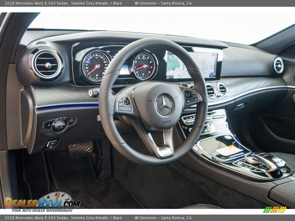 2018 Mercedes-Benz E 300 Sedan Selenite Grey Metallic / Black Photo #6