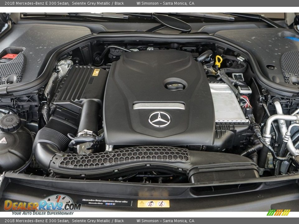 2018 Mercedes-Benz E 300 Sedan Selenite Grey Metallic / Black Photo #8