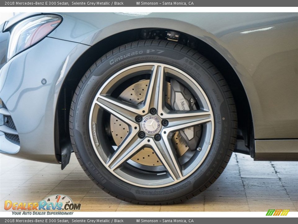 2018 Mercedes-Benz E 300 Sedan Selenite Grey Metallic / Black Photo #9