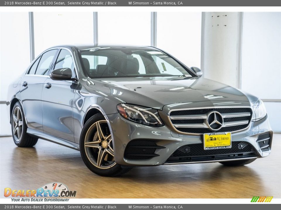 2018 Mercedes-Benz E 300 Sedan Selenite Grey Metallic / Black Photo #12