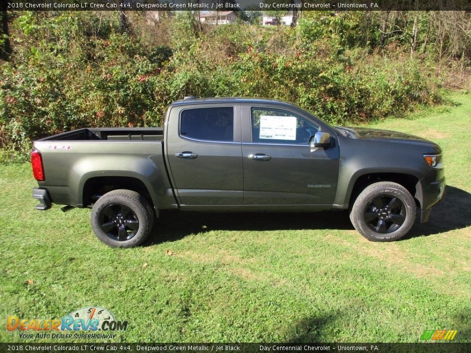 Deepwood Green Metallic 2018 Chevrolet Colorado LT Crew Cab 4x4 Photo #2