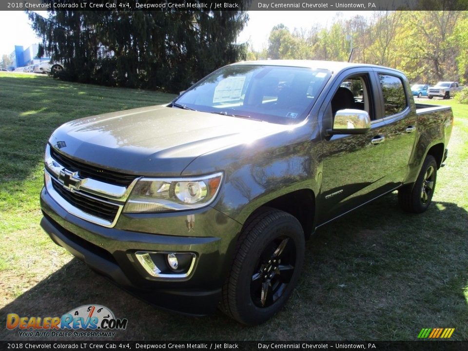 2018 Chevrolet Colorado LT Crew Cab 4x4 Deepwood Green Metallic / Jet Black Photo #5