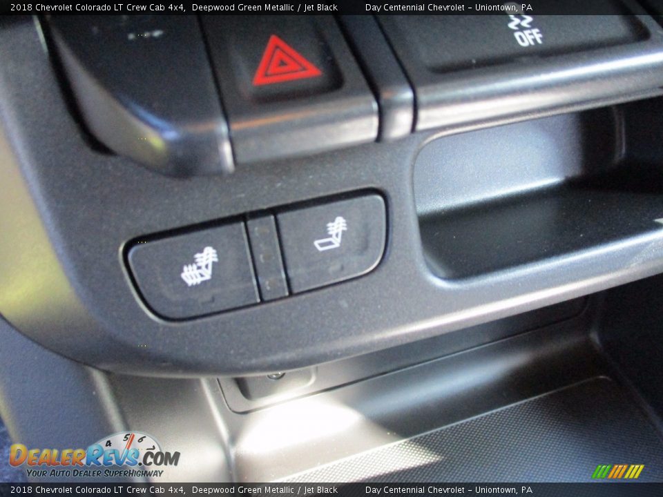 2018 Chevrolet Colorado LT Crew Cab 4x4 Deepwood Green Metallic / Jet Black Photo #10