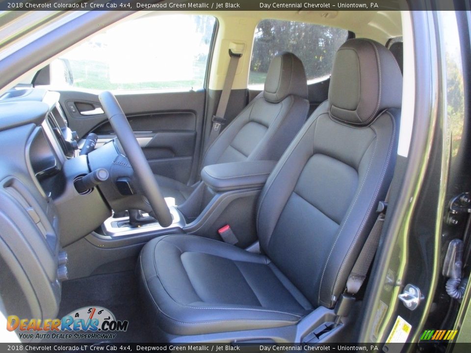 2018 Chevrolet Colorado LT Crew Cab 4x4 Deepwood Green Metallic / Jet Black Photo #11