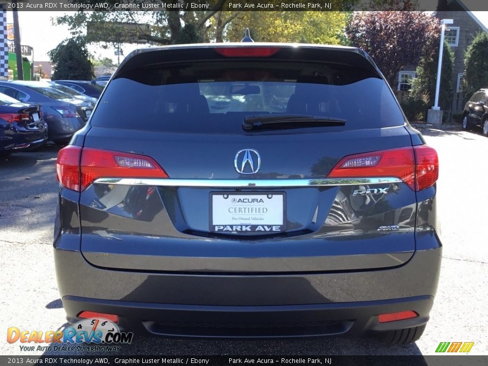 2013 Acura RDX Technology AWD Graphite Luster Metallic / Ebony Photo #4