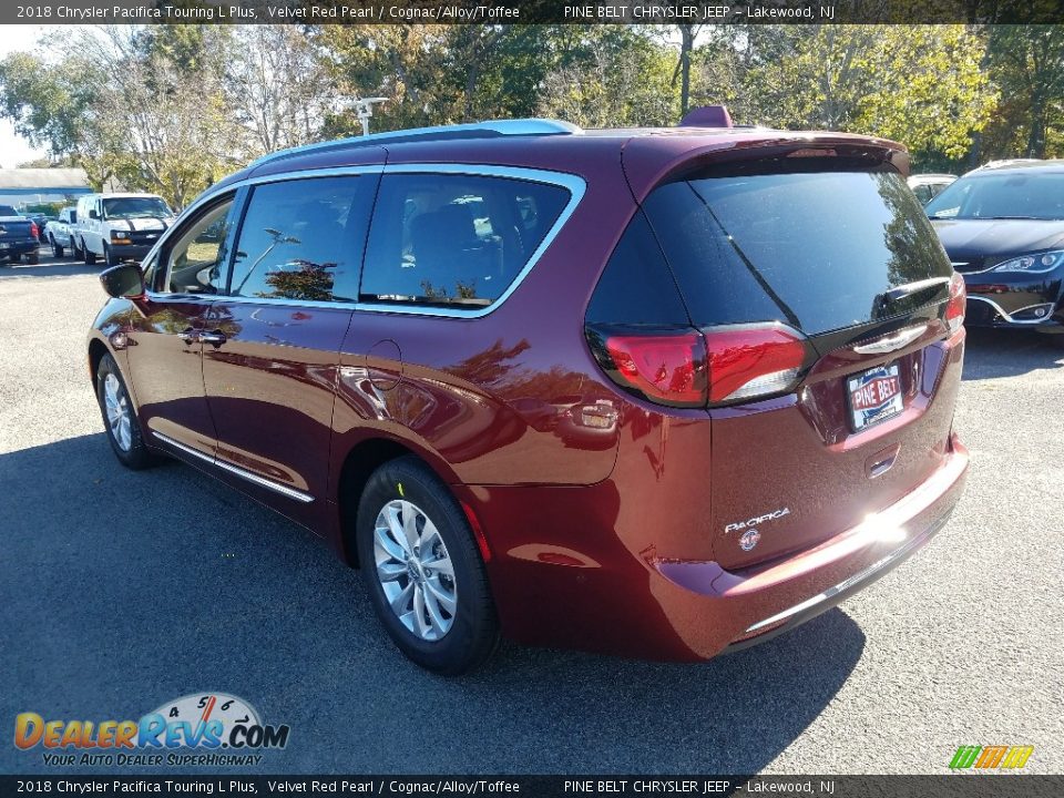 2018 Chrysler Pacifica Touring L Plus Velvet Red Pearl / Cognac/Alloy/Toffee Photo #4