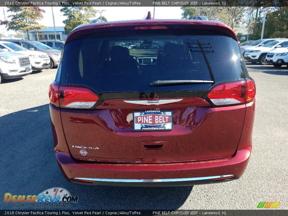 2018 Chrysler Pacifica Touring L Plus Velvet Red Pearl / Cognac/Alloy/Toffee Photo #5