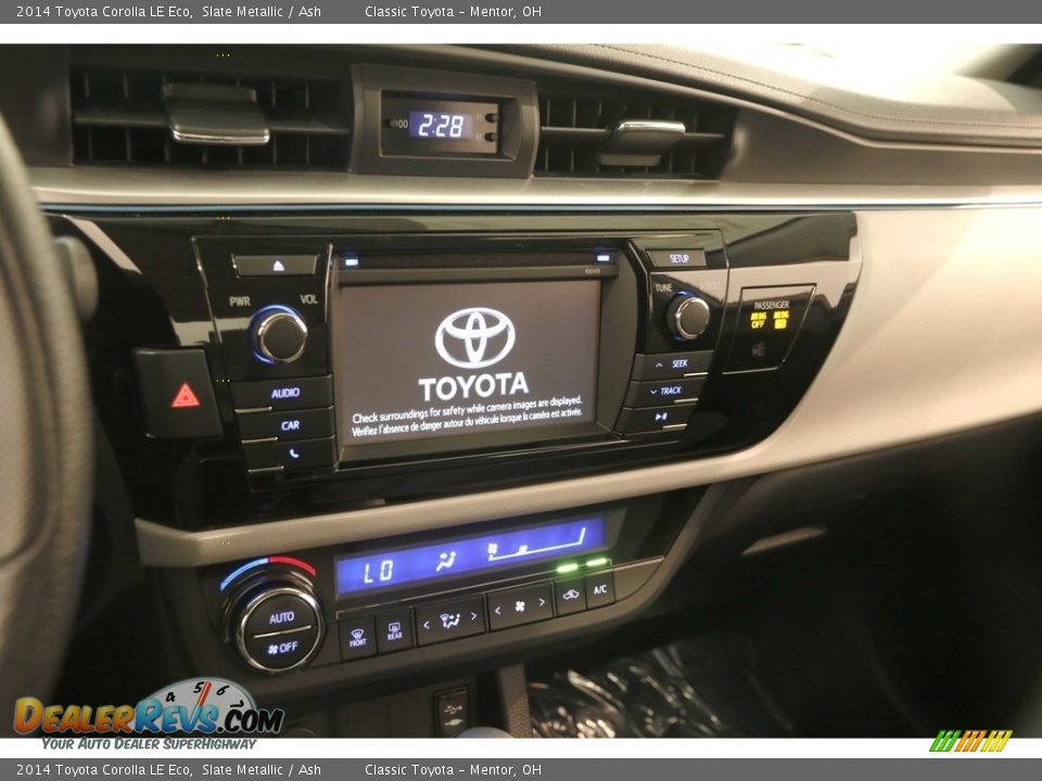 2014 Toyota Corolla LE Eco Slate Metallic / Ash Photo #8
