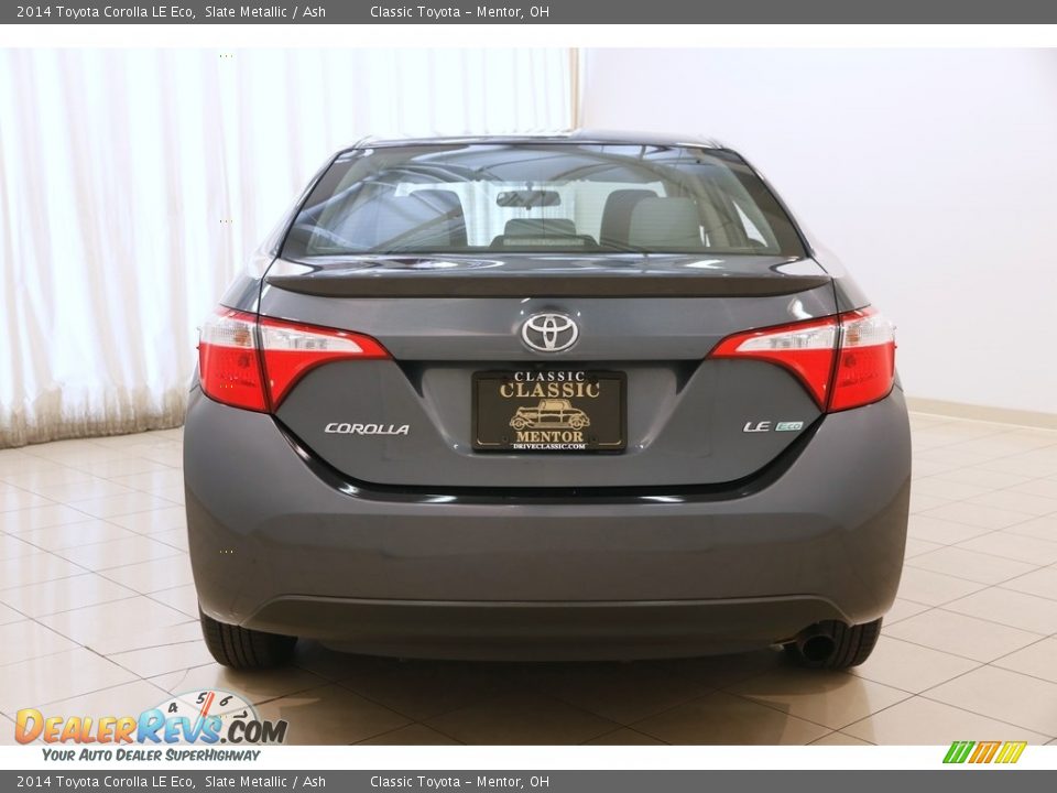 2014 Toyota Corolla LE Eco Slate Metallic / Ash Photo #15