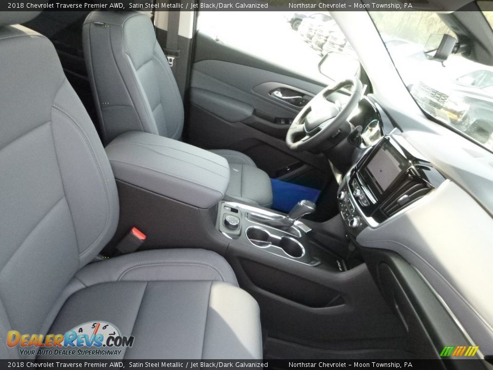 2018 Chevrolet Traverse Premier AWD Satin Steel Metallic / Jet Black/Dark Galvanized Photo #10