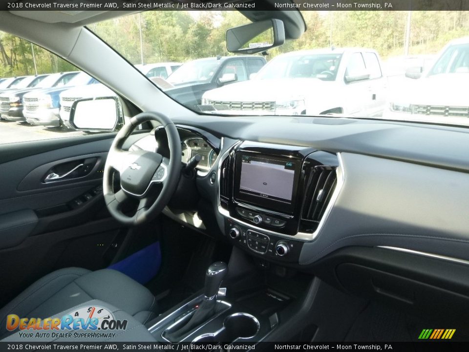 2018 Chevrolet Traverse Premier AWD Satin Steel Metallic / Jet Black/Dark Galvanized Photo #11