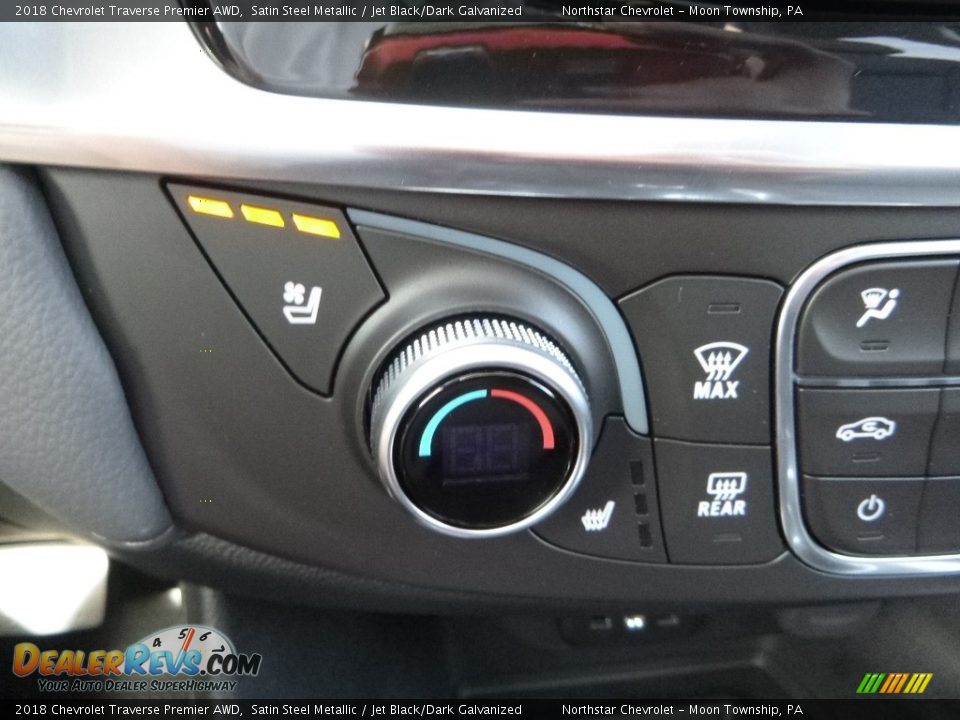2018 Chevrolet Traverse Premier AWD Satin Steel Metallic / Jet Black/Dark Galvanized Photo #19